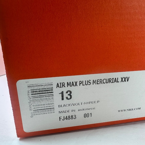 Nike AIR PLUS MERCURIAL XXV 'HYPER PINK AND VOLT [FJ4883-001] Mens - Picture 7 of 12